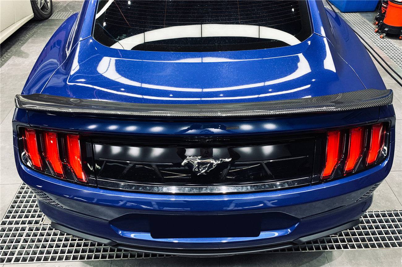 Carbonado 2015-2023 Ford Mustang BM Style Carbon Fiber Trunk Spoiler