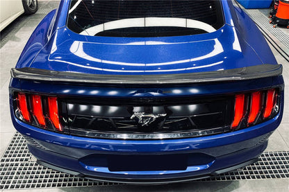 Carbonado 2015-2023 Ford Mustang BM Style Carbon Fiber Trunk Spoiler