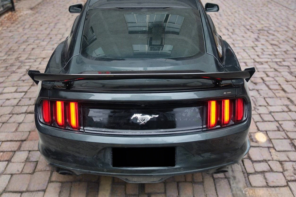 Carbonado 2015-2023 Ford Mustang AR Style Carbon Fiber Wing