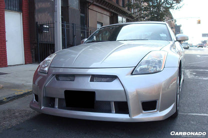 Parachoques delantero estilo Nissan 350Z GTR Carbonado 2003-2008