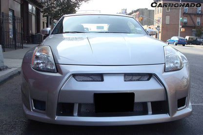 Parachoques delantero estilo Nissan 350Z GTR Carbonado 2003-2008
