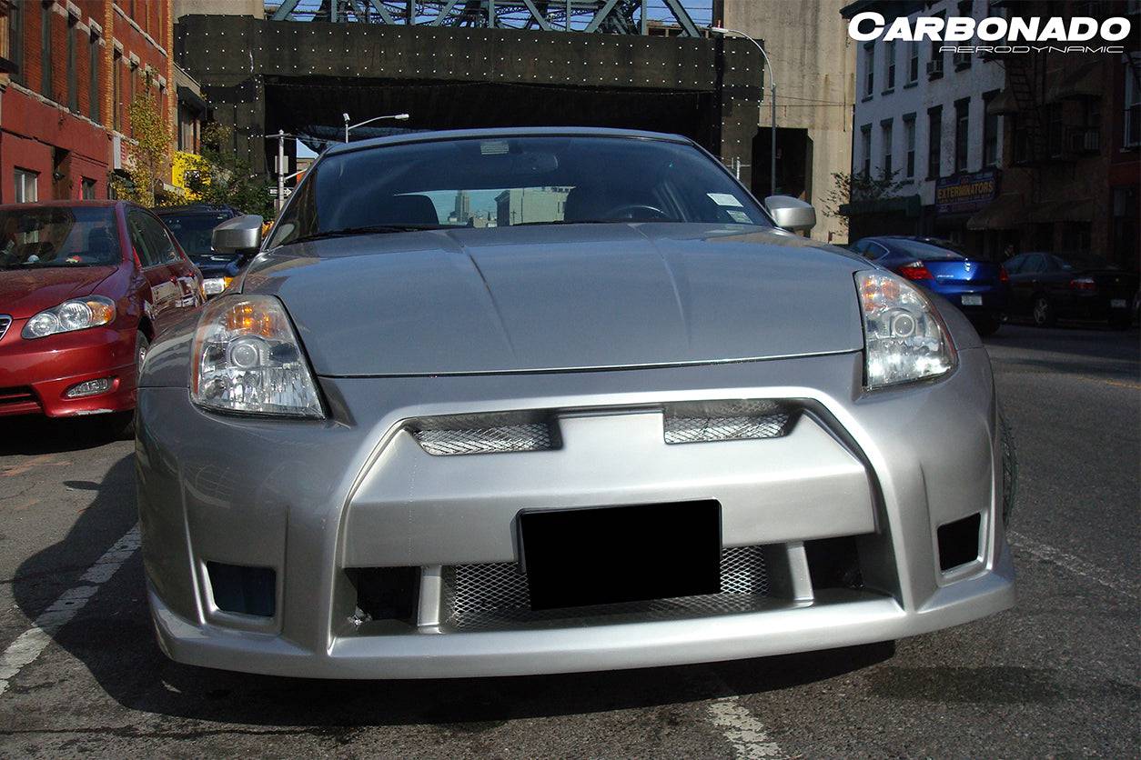 Parachoques delantero estilo Nissan 350Z GTR Carbonado 2003-2008