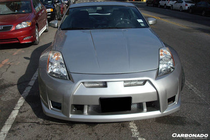 Parachoques delantero estilo Nissan 350Z GTR Carbonado 2003-2008
