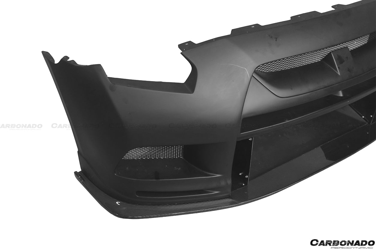 Parachoques delantero de fibra de carbono parcial estilo TPR DarwinPRO | Nissan GTR R35 2008-2023