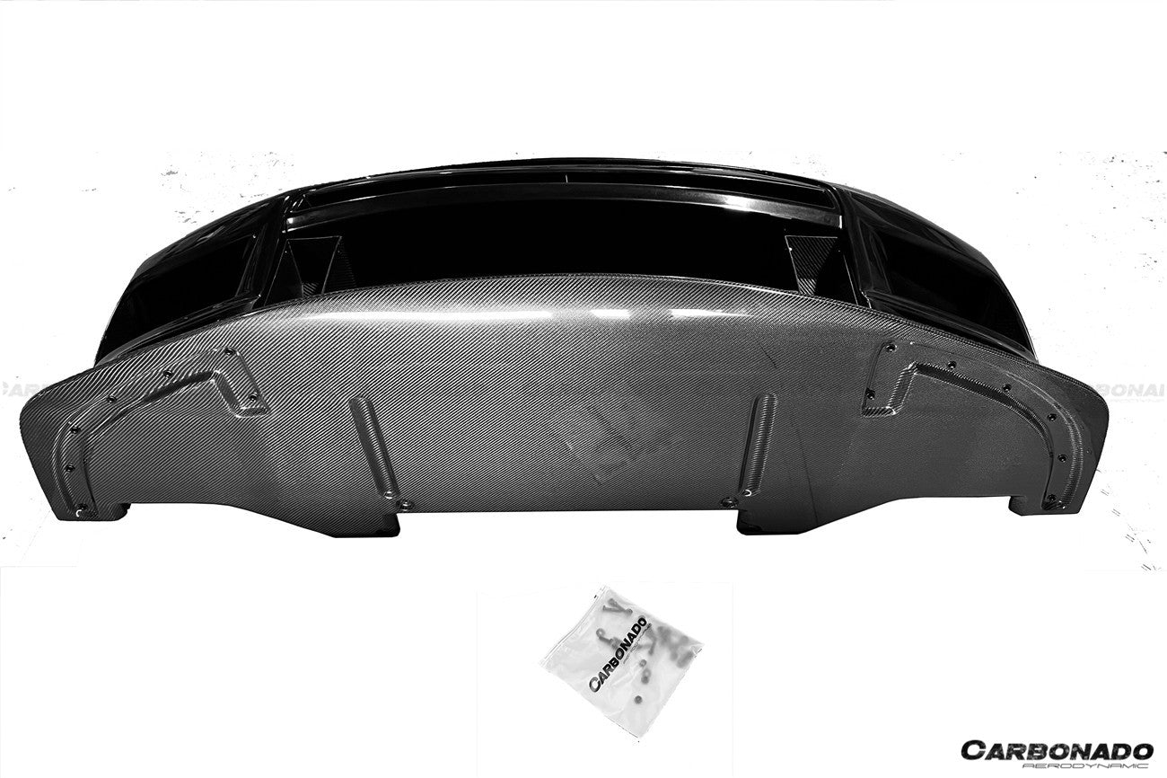 Parachoques delantero de fibra de carbono parcial estilo TPR DarwinPRO | Nissan GTR R35 2008-2023