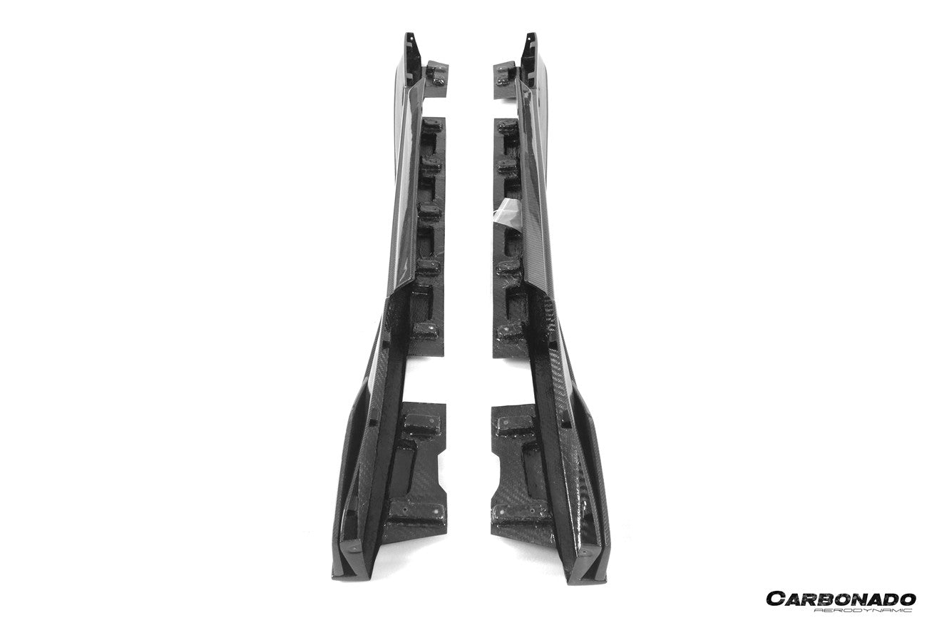 Carbonado 2007-2025 Nissan GTR R35 CBA DBA EBA VS Style Carbon Fiber Side Skirts