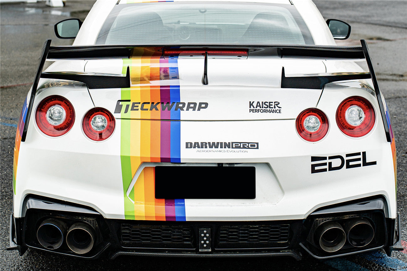 Carbonado 2007-2025 Nissan GTR R35 CBA DBA EBA VS Style Carbon Fiber Trunk Wing Spoiler