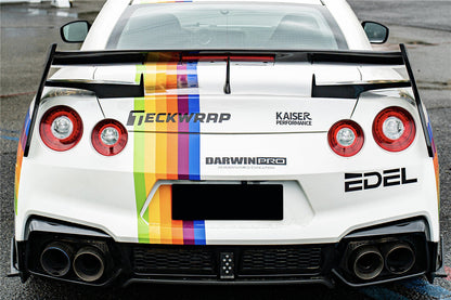 Carbonado VS Style Carbon Fiber Rear Bumper Corner Splitter Lip Caps | 2023-2025 Nissan GTR R35
