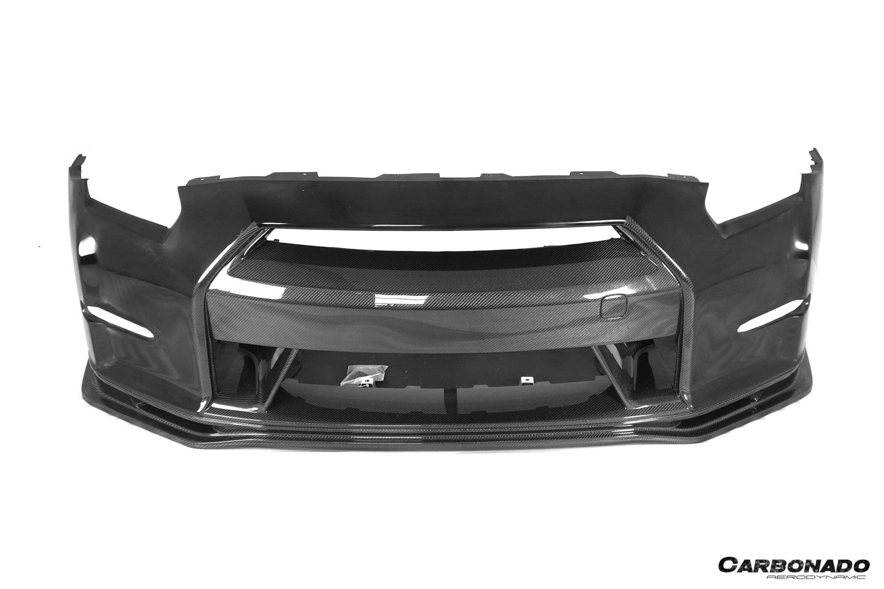 Parachoques delantero estilo Nissan GTR R35 CBA DBA NISMO Ver15 Carbonado 2008-2016
