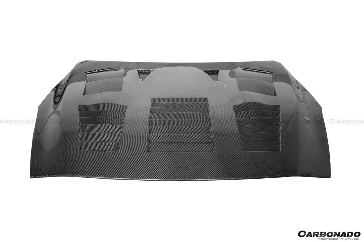 Carbonado 2009-2016 Nissan GTR R35 CBA DBA TP-2 Style Hood