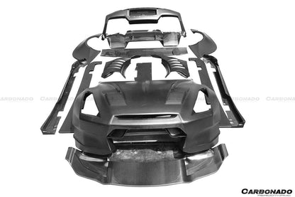 Carbonado 2008-2016 Nissan GTR R35 CBA  DBA BSP Style Wide Full Body Kit