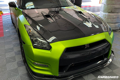 Carbonado 2008-2016 Nissan GTR R35 CBA  DBA BSE Style Carbon Fiber Hood