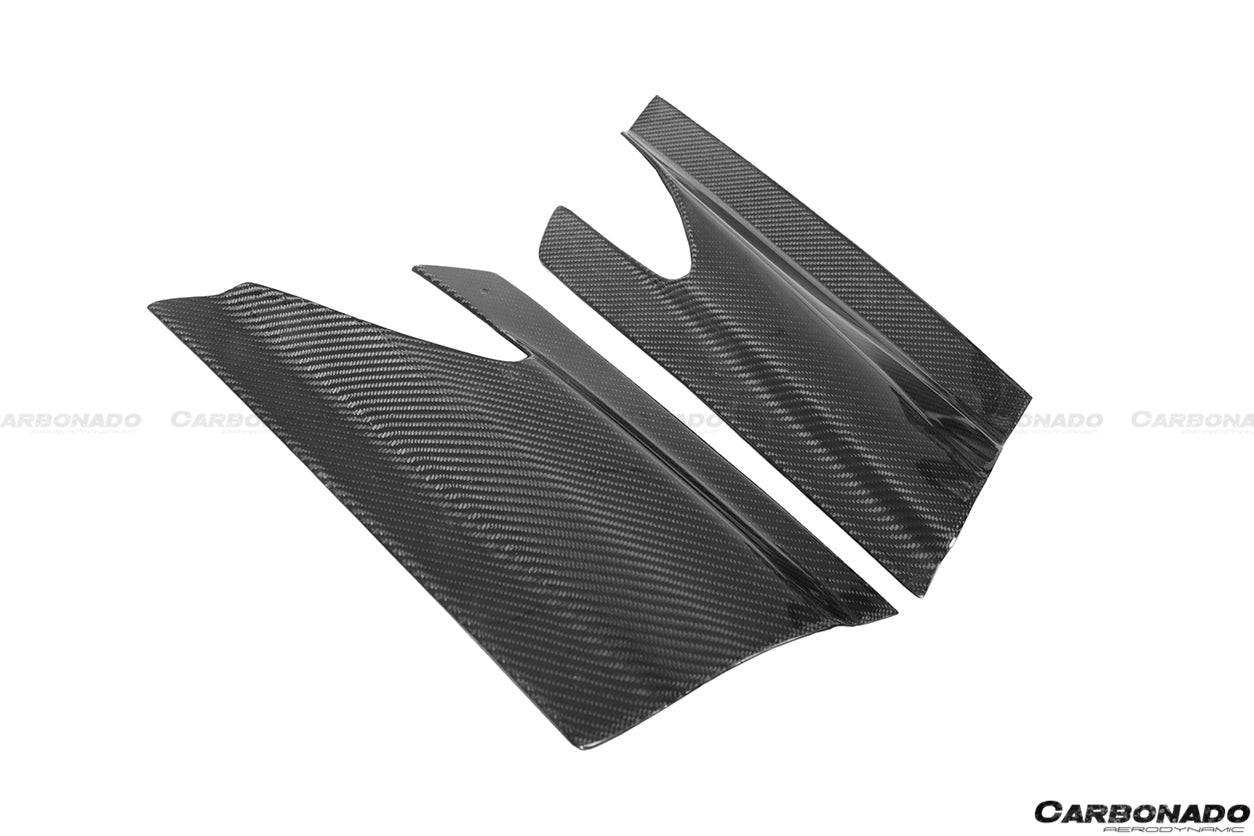 Carbonado 2008-2016 Nissan GTR R35 CBA  DBA VA Style Rear Bumper w/ Lip