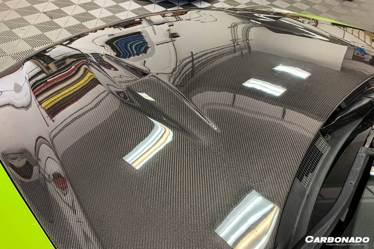 Carbonado 2008-2016 Nissan GTR R35 CBA  DBA BSE Style Carbon Fiber Hood