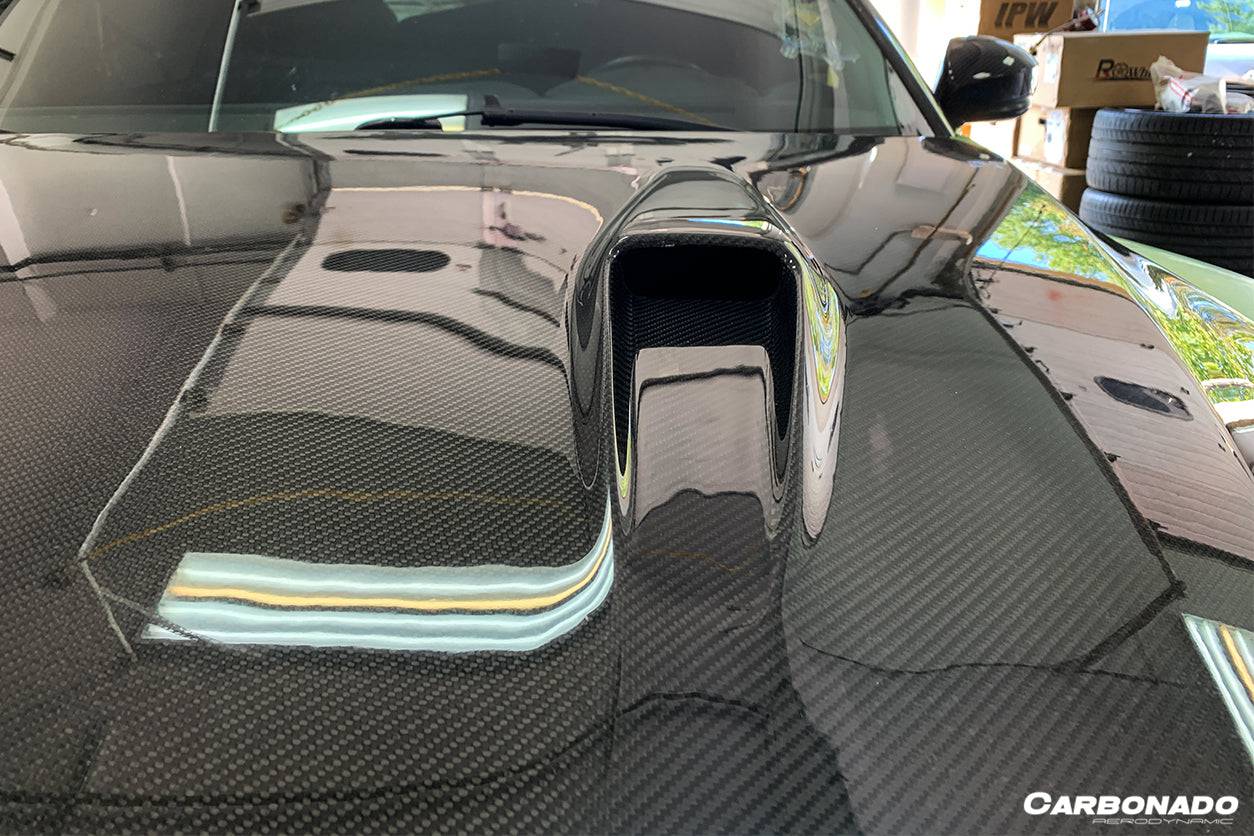 Carbonado 2008-2016 Nissan GTR R35 CBA  DBA BSE Style Carbon Fiber Hood