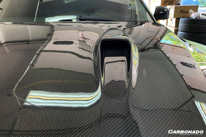 Carbonado 2008-2016 Nissan GTR R35 CBA  DBA BSE Style Carbon Fiber Hood