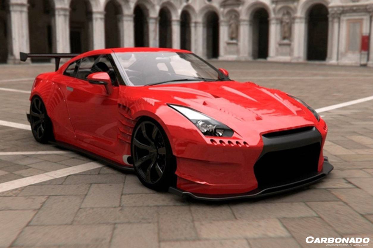 Carbonado 2008-2016 Nissan GTR R35 CBA  DBA BSP Style Wide Full Body Kit