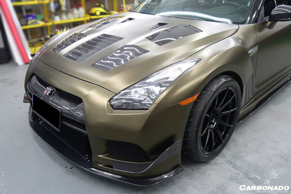 Carbonado 2009-2016 Nissan GTR R35 CBA DBA TP-2 Style Hood