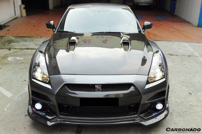 Carbonado 2008-2016 Nissan GTR R35 CBA  DBA BSE Style Carbon Fiber Hood