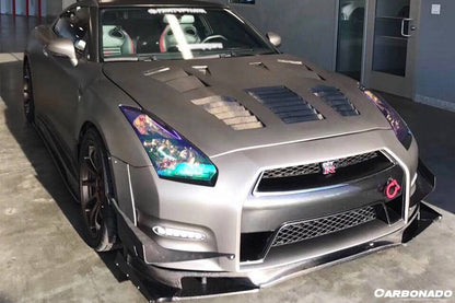 Carbonado 2009-2016 Nissan GTR R35 CBA DBA TP-2 Style Hood