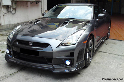 Carbonado 2008-2016 Nissan GTR R35 CBA  DBA BSE Style Carbon Fiber Hood