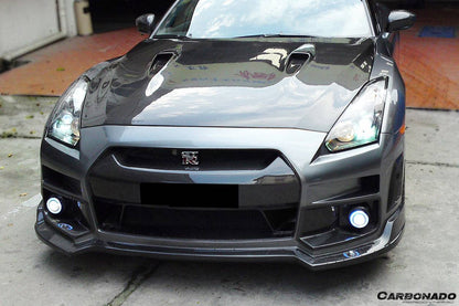 Carbonado 2008-2016 Nissan GTR R35 CBA  DBA BSE Style Carbon Fiber Hood