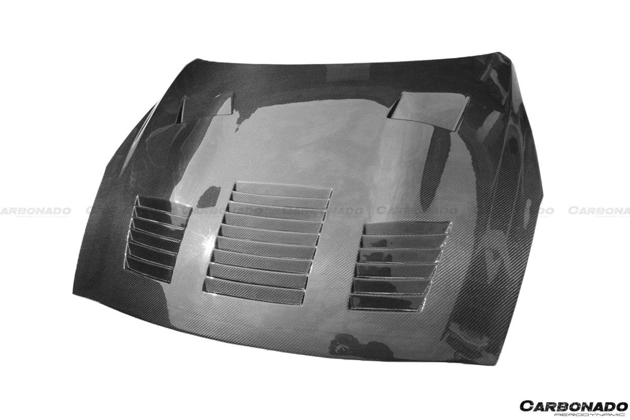 Carbonado TP Style Carbon Fiber Hood | 2008-2016 Nissan GTR R35