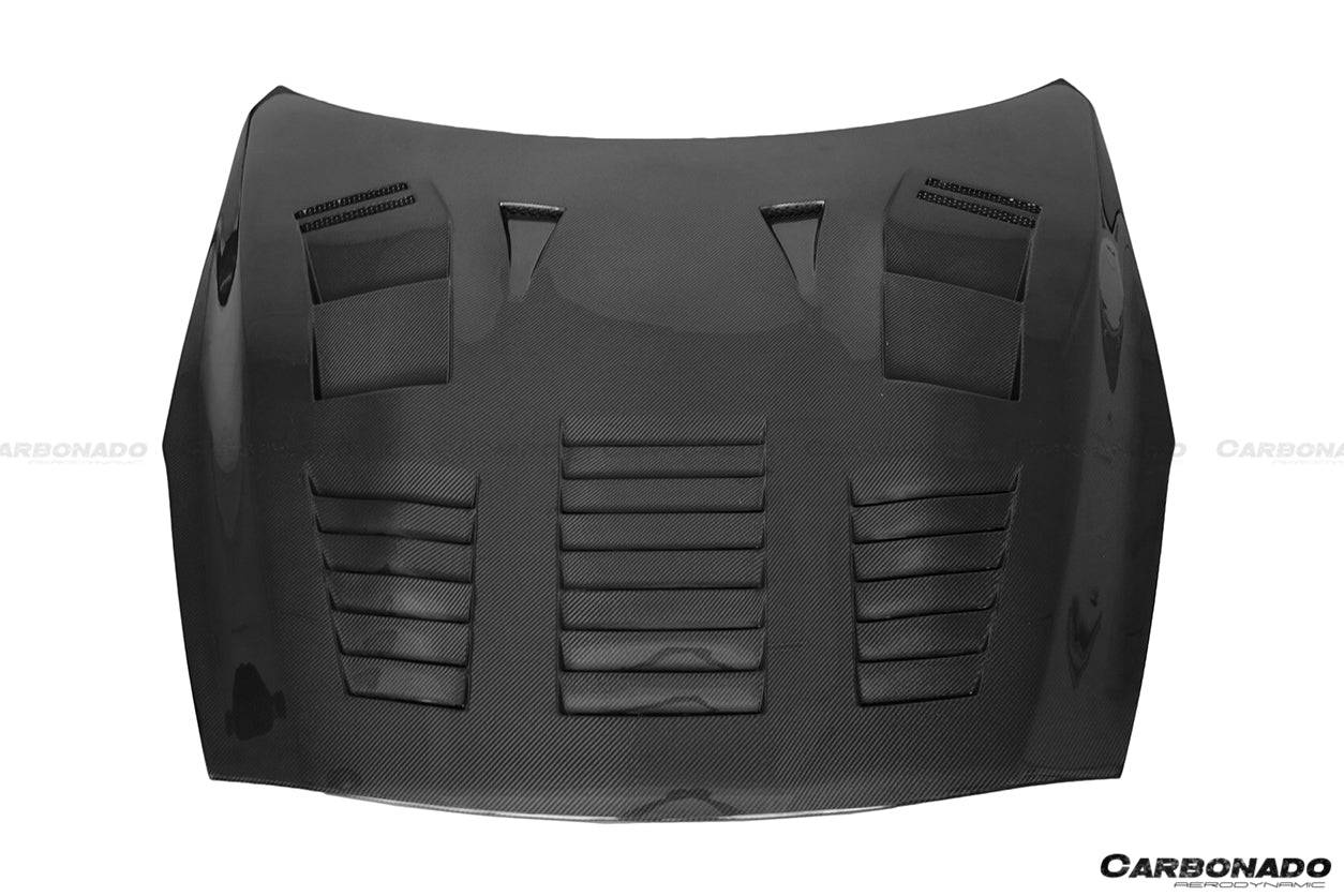 Carbonado 2009-2016 Nissan GTR R35 CBA DBA TP-2 Style Hood