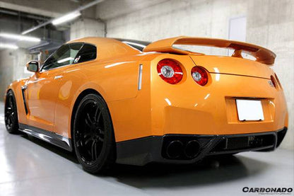 Carbonado ZEL Style Carbon Fiber Rear Lip | 2008-2011 Nissan GTR R35