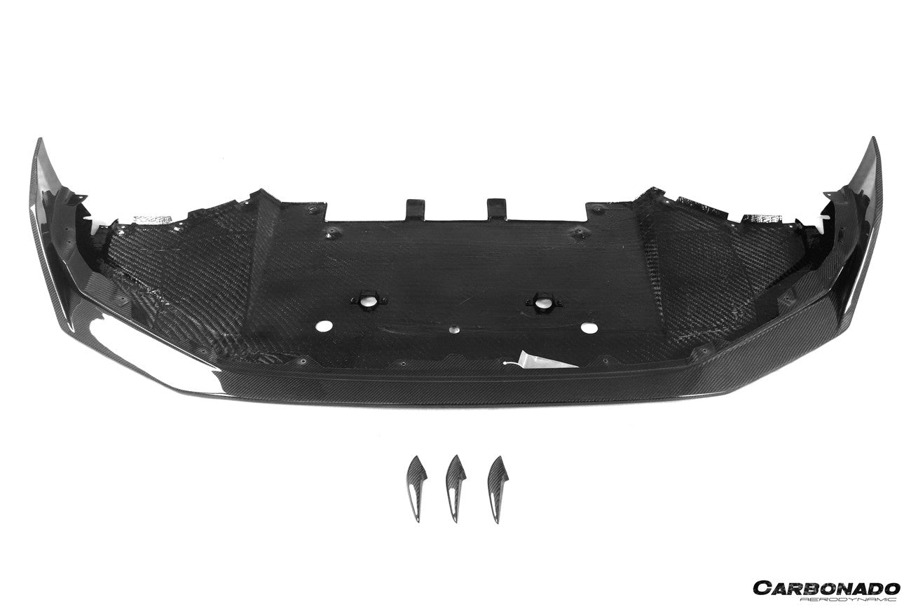 Borde delantero de fibra de carbono estilo Nissan GTR R35 VS Carbonado 2023-2025
