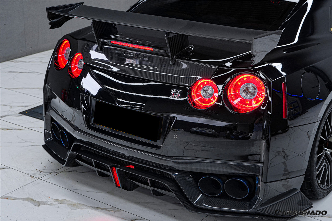 Maletero de fibra de carbono estilo OEM Nissan GTR R35 CBA DBA EBA Carbonado 2008-2025