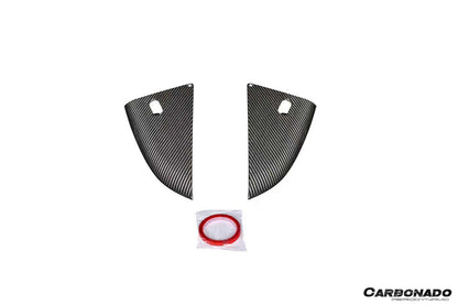 Difusor trasero de fibra de carbono estilo autoclave Porsche 718 Cayman Boxster GT4RS Carbonado 2017-2025 con alerones y puntas de escape