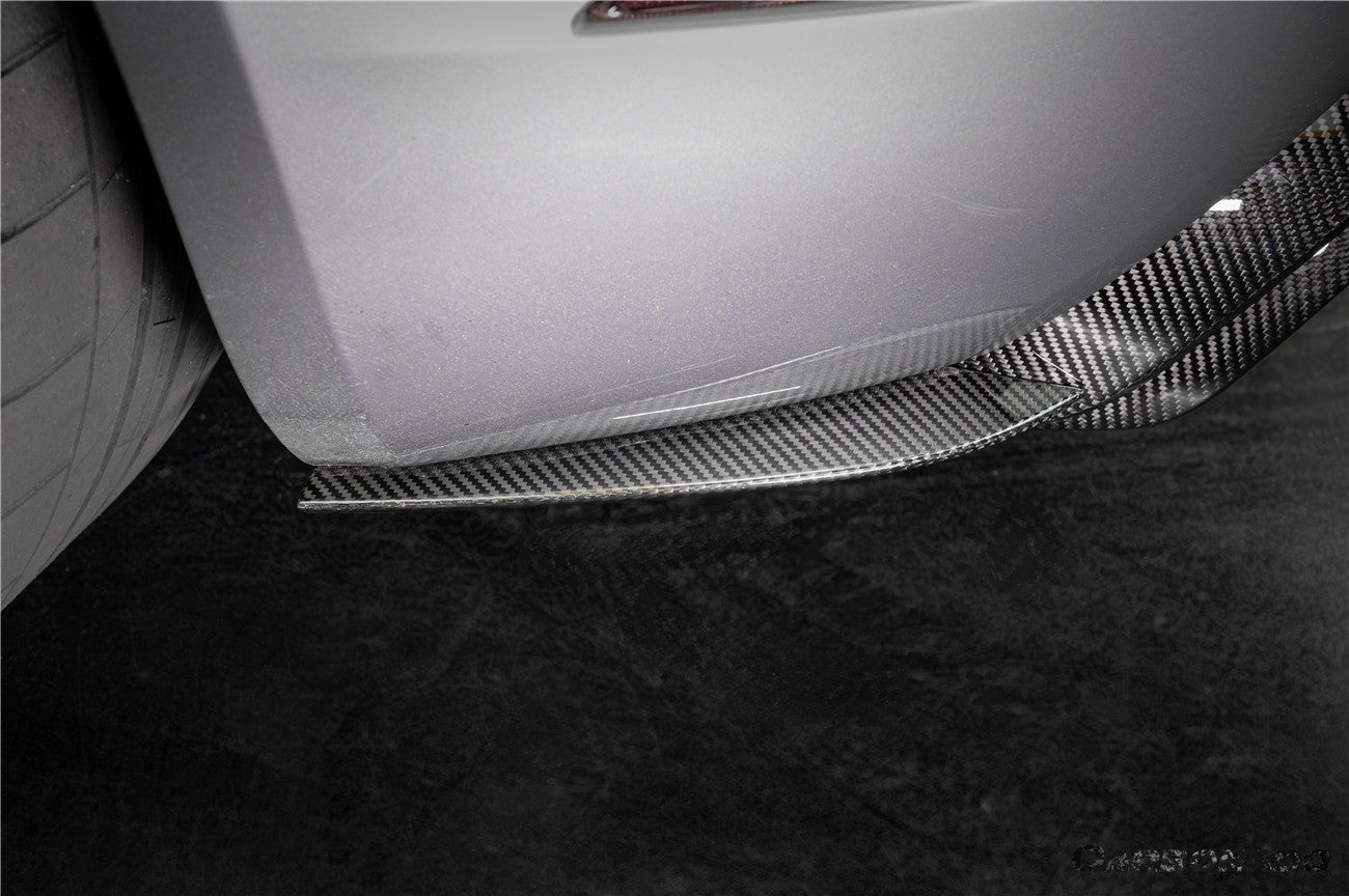 Carbonado 2017-2025 Porsche 718 Cayman Boxster GT4 And GT4RS Convert GT4RS Style Autoclave Carbon Fiber Rear Bumper Winglets