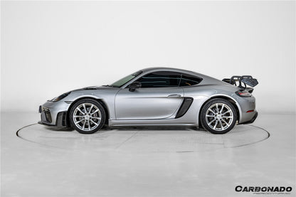 Carbonado GT4RS Style Autoclave Carbon Fiber Rear Fender Flare | 2017-2025 Porsche 718 Cayman Boxster
