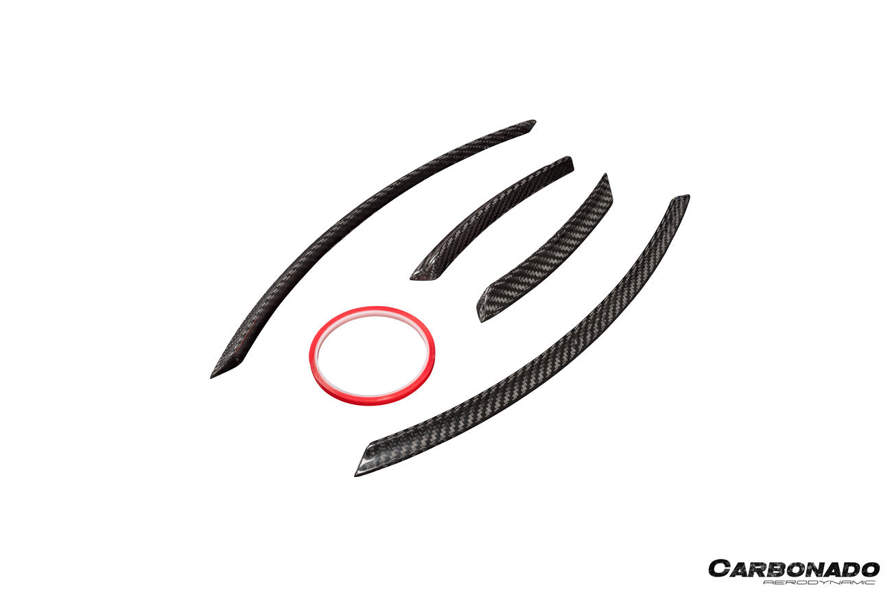 Carbonado GT4RS Style Autoclave Carbon Fiber Rear Fender Flare | 2017-2025 Porsche 718 Cayman Boxster
