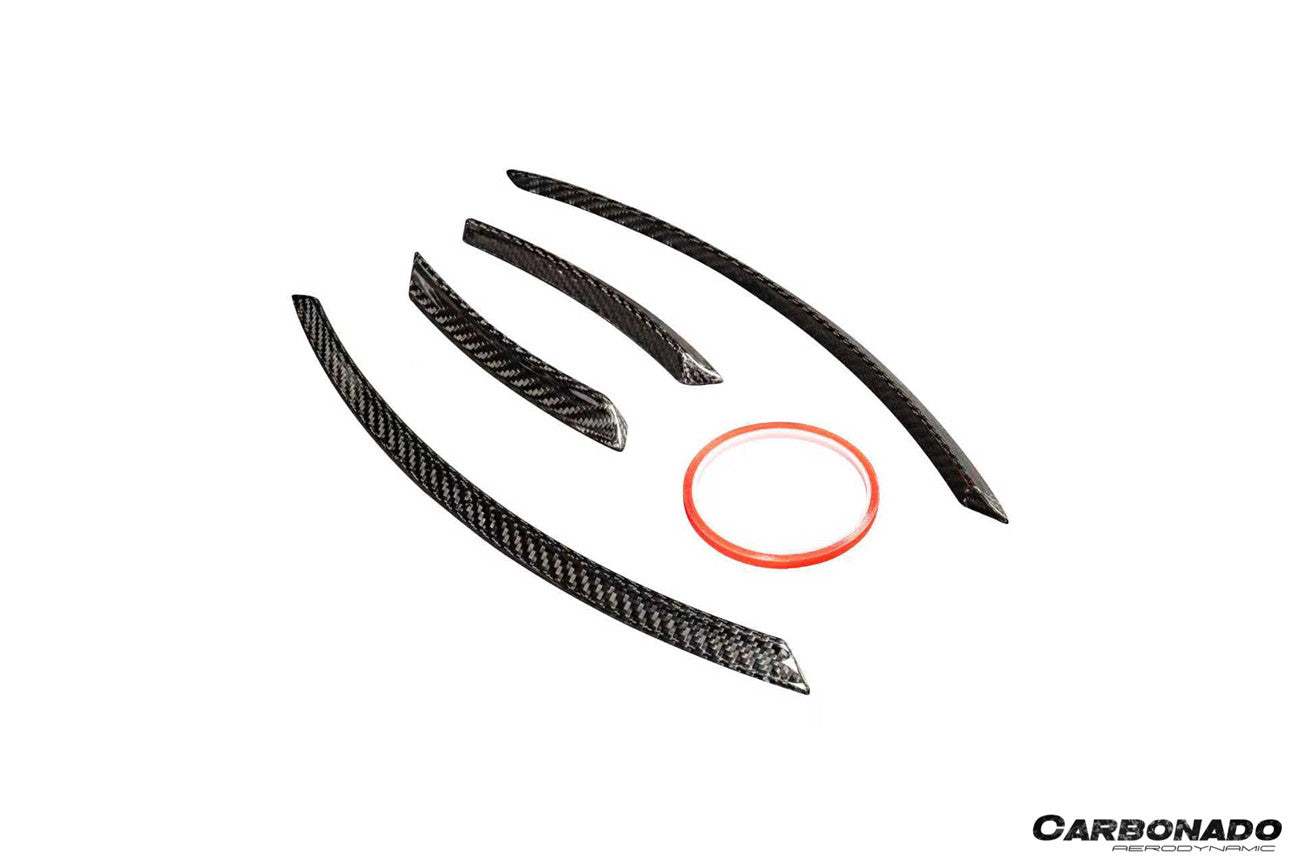 Carbonado GT4RS Style Autoclave Carbon Fiber Rear Fender Flare | 2017-2025 Porsche 718 Cayman Boxster