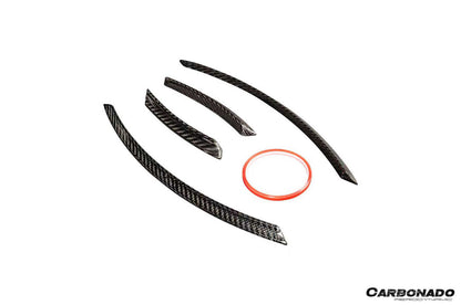 Carbonado GT4RS Style Autoclave Carbon Fiber Rear Fender Flare | 2017-2025 Porsche 718 Cayman Boxster