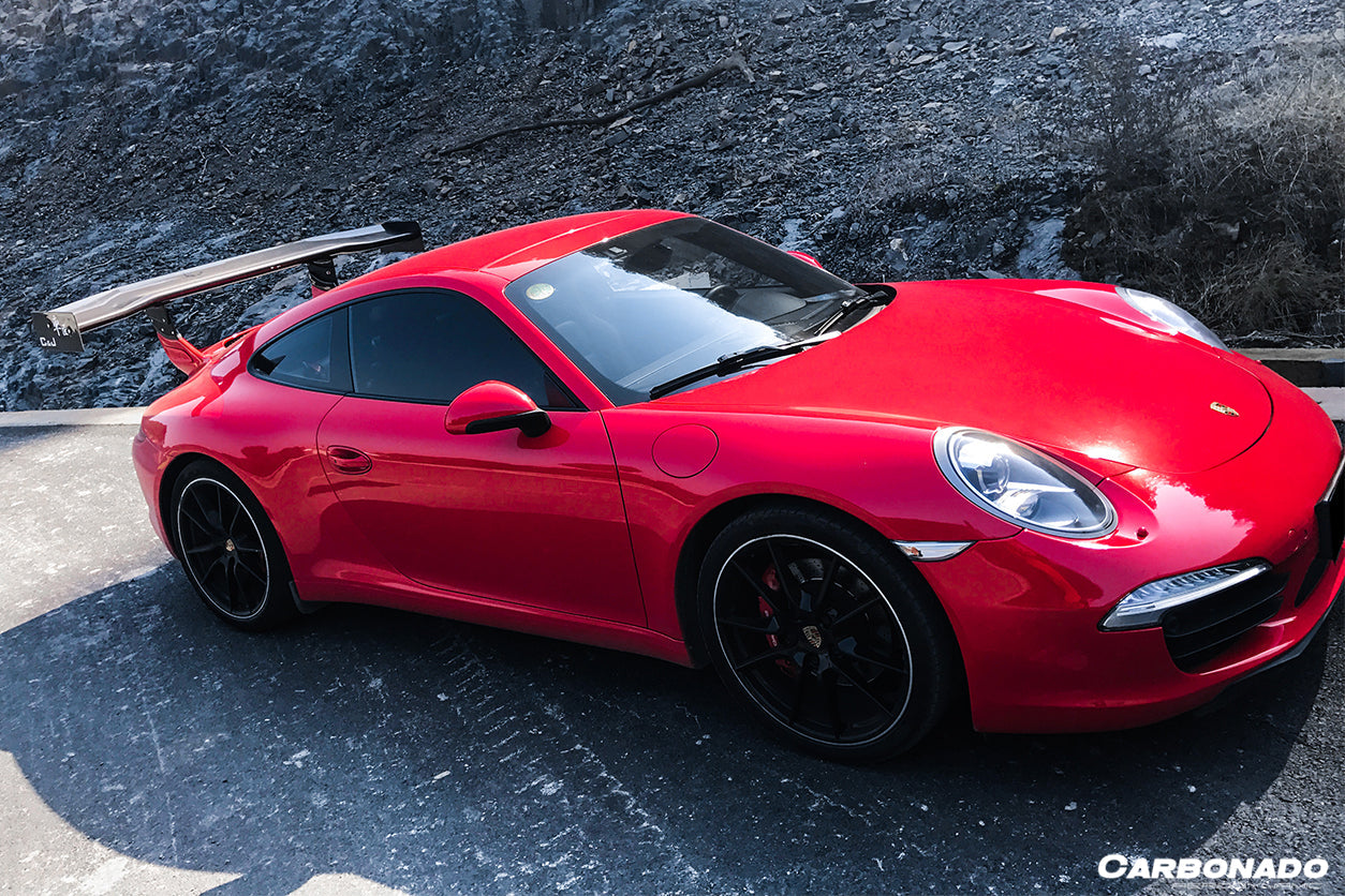 Alerón de maletero de fibra de carbono estilo AR para Porsche 911 991.1 Carrera S 4 4s Carbonado 2012-2015