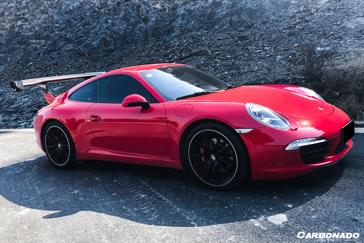 Alerón de maletero de fibra de carbono estilo AR para Porsche 911 991.1 Carrera S 4 4s Carbonado 2012-2015