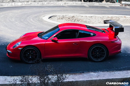Alerón de maletero de fibra de carbono estilo AR para Porsche 911 991.1 Carrera S 4 4s Carbonado 2012-2015