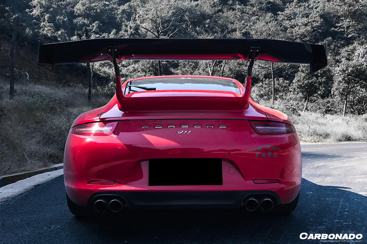 Alerón de maletero de fibra de carbono estilo AR para Porsche 911 991.1 Carrera S 4 4s Carbonado 2012-2015
