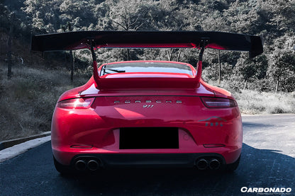 Alerón de maletero de fibra de carbono estilo AR para Porsche 911 991.1 Carrera S 4 4s Carbonado 2012-2015