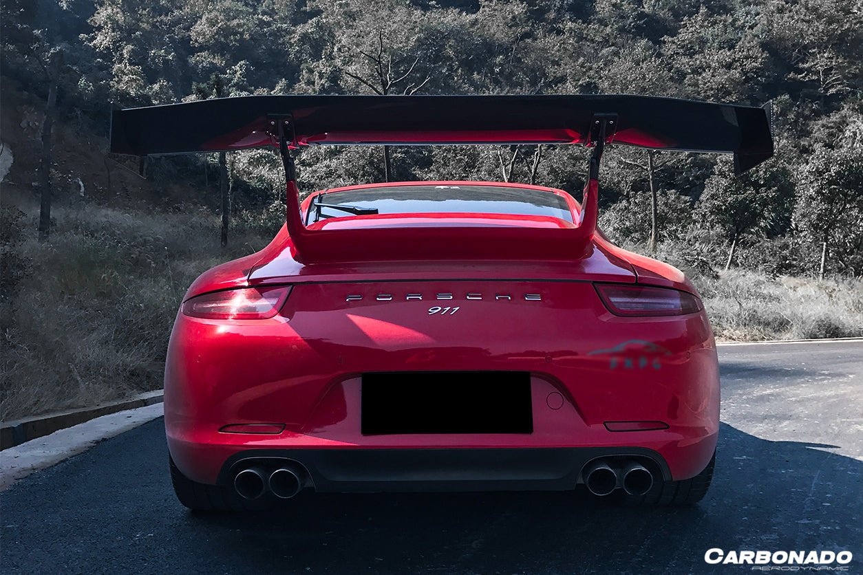 Alerón de maletero de fibra de carbono estilo AR para Porsche 911 991.1 Carrera S 4 4s Carbonado 2012-2015