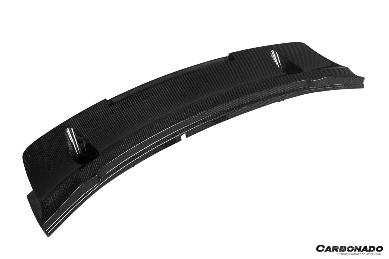 Carbonado 2016-2019 Porsche 911 991.2 Turbo S Carbon Fiber OEM Down Wing Spoiler Base