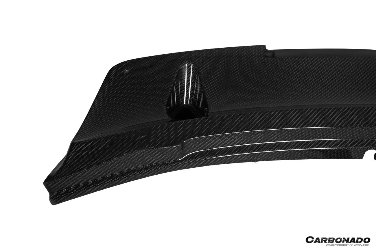Carbonado 2016-2019 Porsche 911 991.2 Turbo S Carbon Fiber OEM Down Wing Spoiler Base