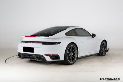 Porsche 911 992.1 | 992.2 Carrera 2020-2026 | Faldones laterales de fibra de carbono autoclave estilo Targa Turbo SD | Compatible con 4, 4S, GTS, T y Cabriolet