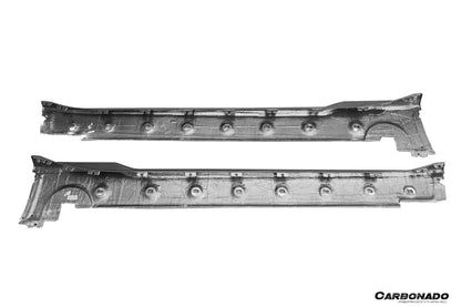 Porsche 911 992.1 | 992.2 Carrera 2020-2026 | Faldones laterales de fibra de carbono autoclave estilo Targa Turbo SD | Compatible con 4, 4S, GTS, T y Cabriolet