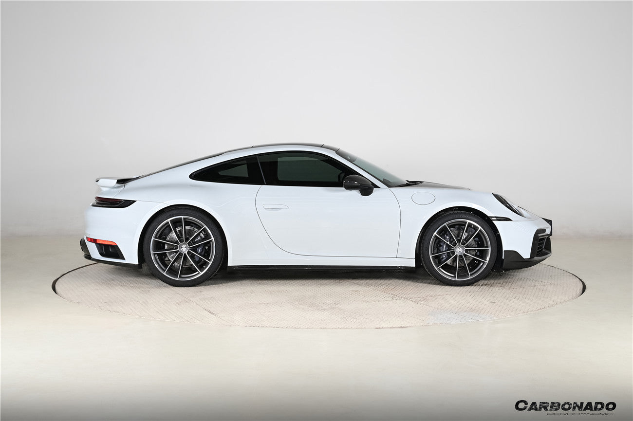 Porsche 911 992.1 | 992.2 Carrera 2020-2026 | Faldones laterales de fibra de carbono autoclave estilo Targa Turbo SD | Compatible con 4, 4S, GTS, T y Cabriolet