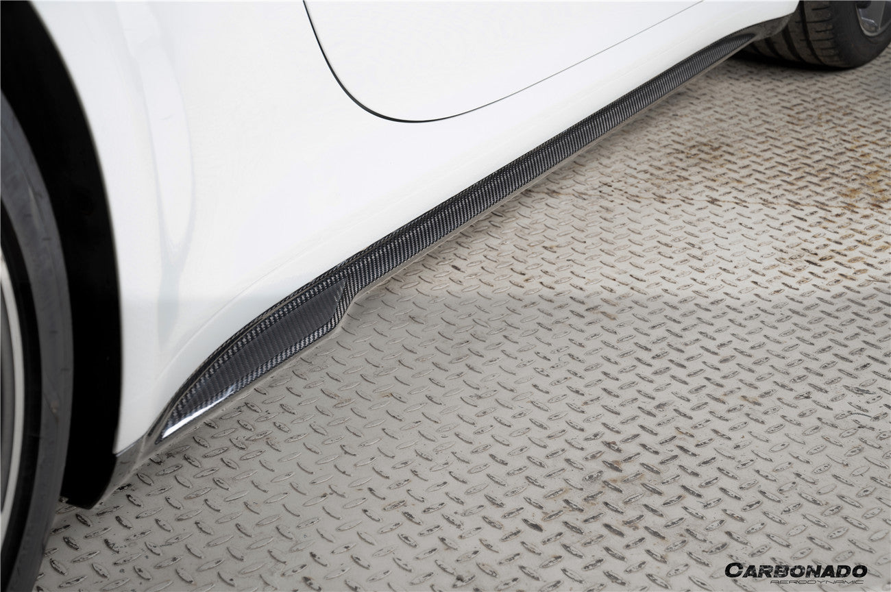 Porsche 911 992.1 | 992.2 Carrera 2020-2026 | Faldones laterales de fibra de carbono autoclave estilo Targa Turbo SD | Compatible con 4, 4S, GTS, T y Cabriolet
