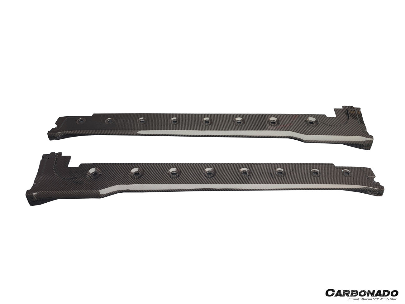 Porsche 911 992.1 | 992.2 Carrera 2020-2026 | Faldones laterales de fibra de carbono autoclave estilo Targa Turbo SD | Compatible con 4, 4S, GTS, T y Cabriolet